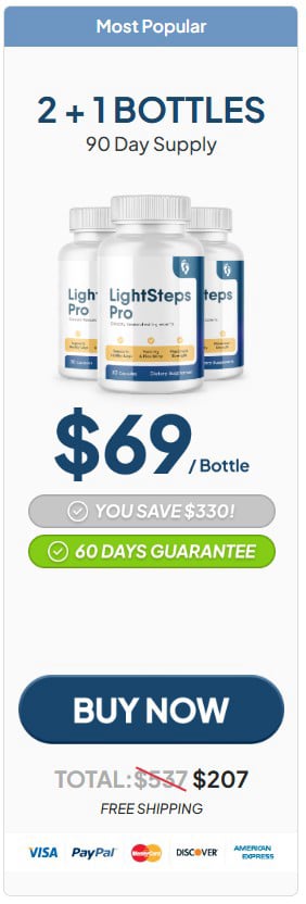 lightsteps pro 3 bottles price